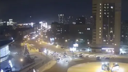 Жители Новосибирска 31 января увидели падение метеора