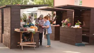 Новые социальные ряды для дачников открыли в Ленинском районе Красноярска