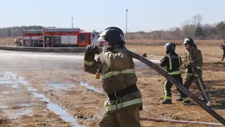 Добровольная пожарная команда из Емельяновского района стала лучшей в России
