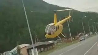 На Алтае пилот вертолета привлечен к ответственности за пролет над дорогой