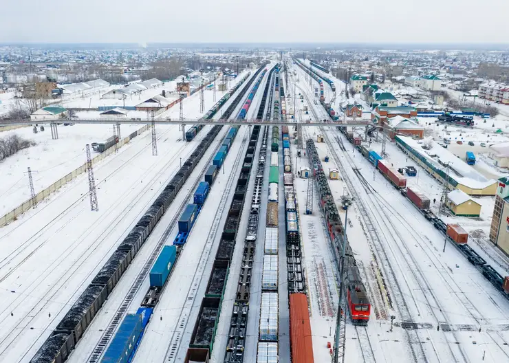Погрузка на железной дороге в Красноярском крае выросла на 5,6% в январе–феврале