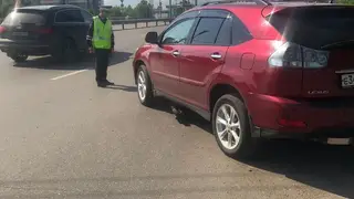 Женщина-водитель на Lexus сбила мужчину на электросамокате на улице Шахтеров
