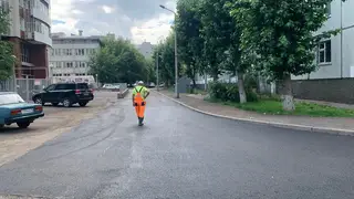 В Красноярске нарушители правил благоустройства оплатили ремонт двух проездов в Центральном районе